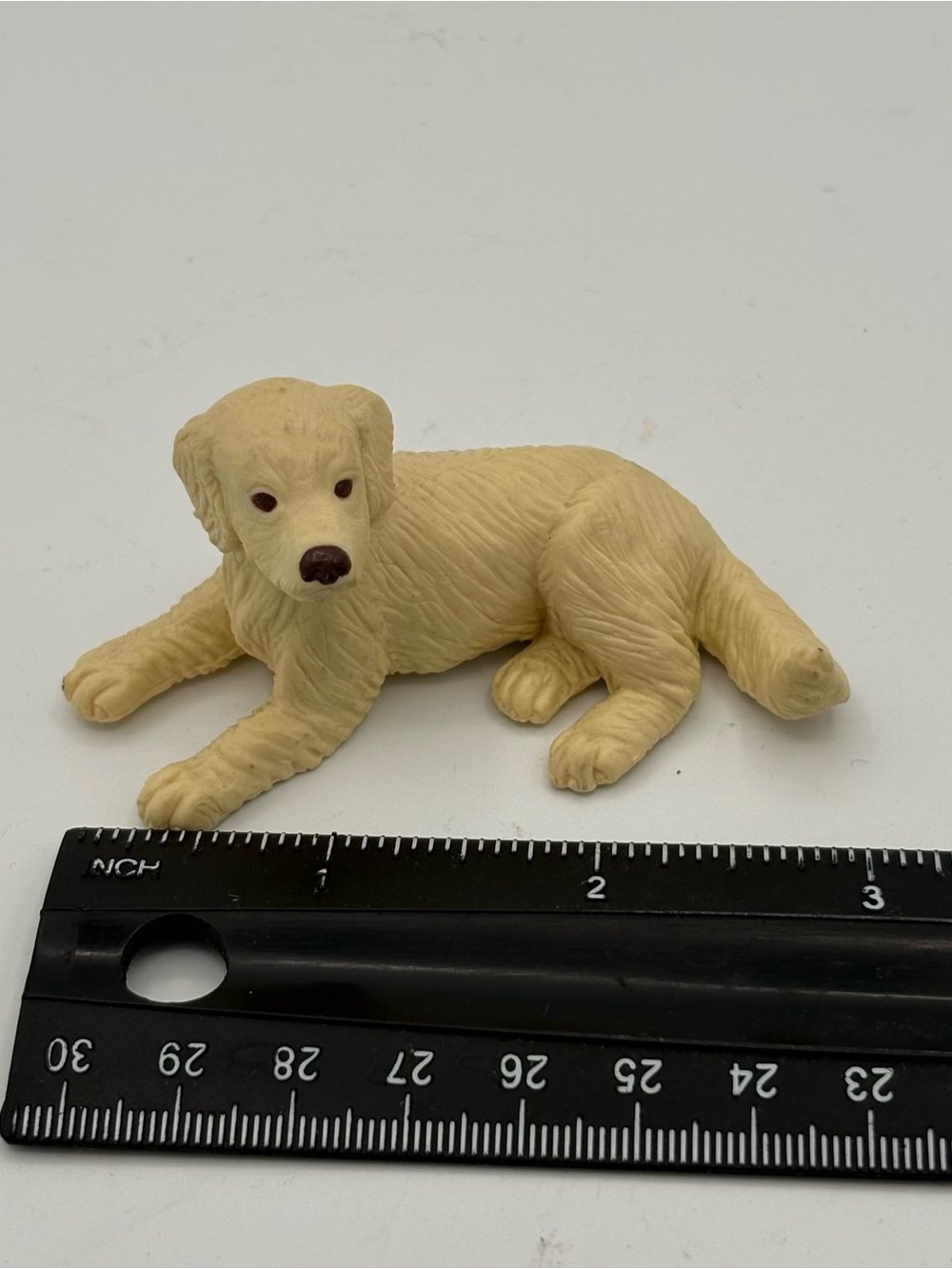 Vintage MEG Puppy in My Pocket - Golden Retriever Dog Figurine 1990s 1994 RARE